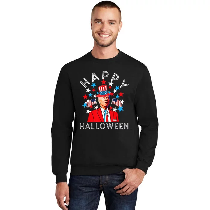 Happy Halloween Joe Biden 4th Of July Memorial Independence Sweatshirt