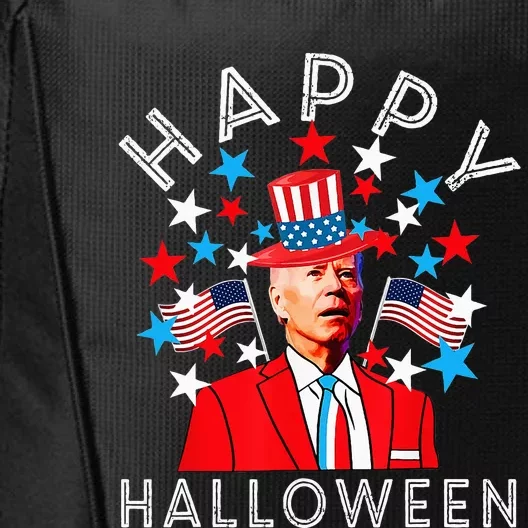 Happy Halloween Joe Biden 4th Of July Memorial Independence City Backpack