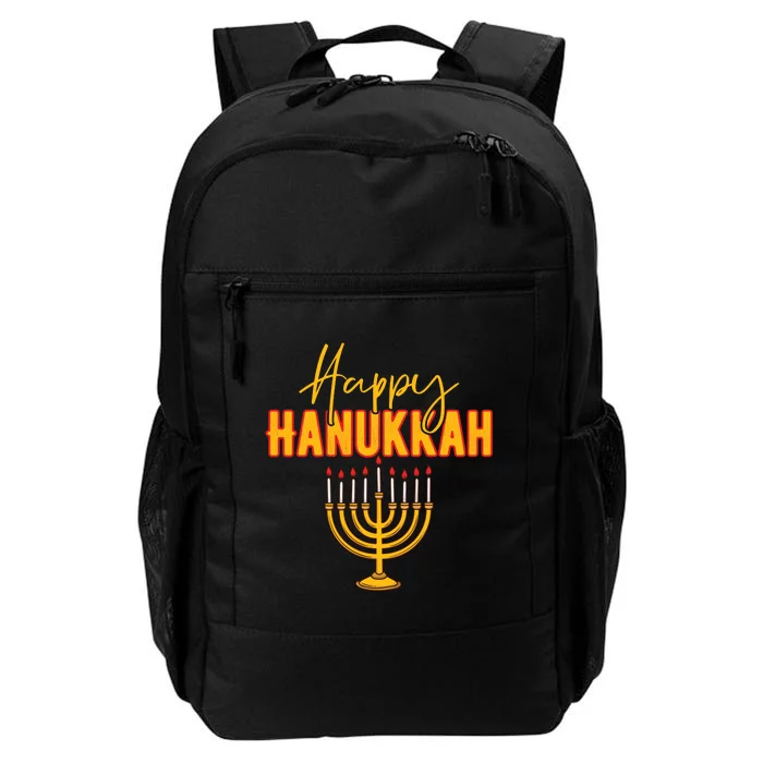 Happy Hanukkah Jewish Holiday Daily Commute Backpack