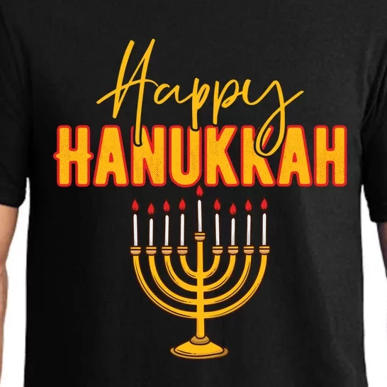 Happy Hanukkah Jewish Holiday Pajama Set