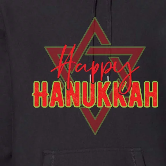 Happy Hanukkah Jewish Holiday Gift Premium Hoodie