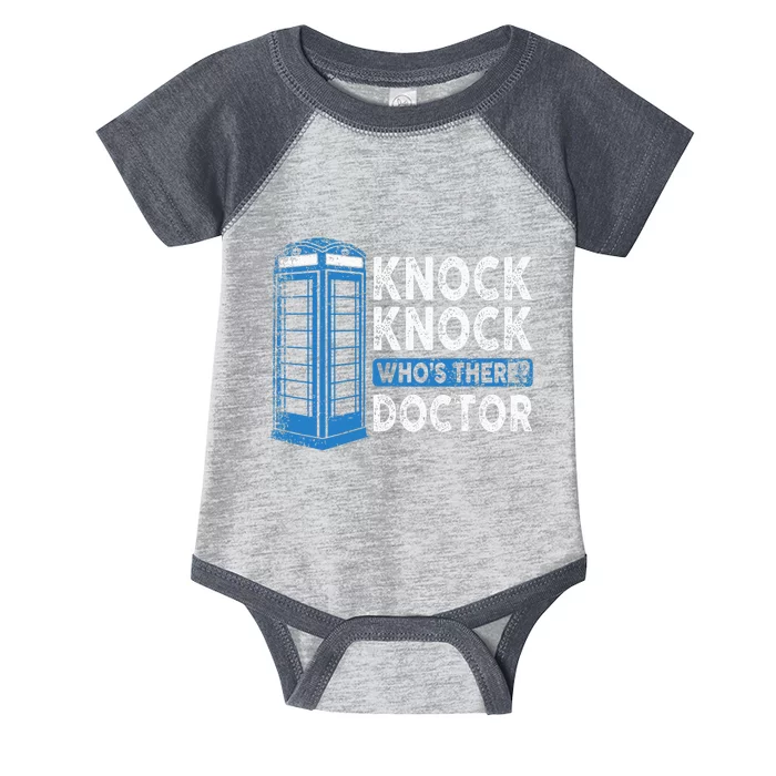 Hilarious Humor Knock Knock Doctor Funny Knock WhoS There Infant Baby Jersey Bodysuit