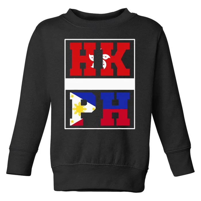 Half Hong Kong Filipino Mixed Heritage Hong Kong Toddler Sweatshirt