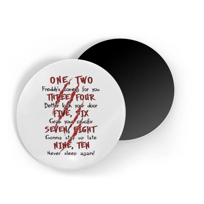 Horror Halloween Krueger Spooky Season Magnet