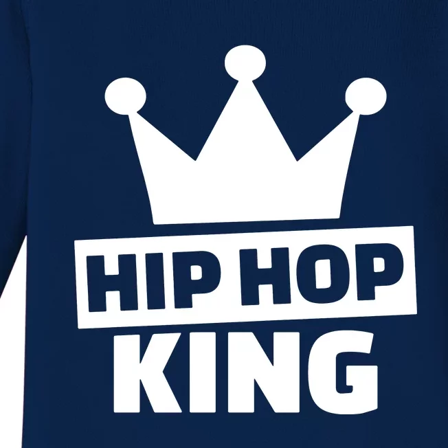 Hip Hop King Baby Long Sleeve Bodysuit