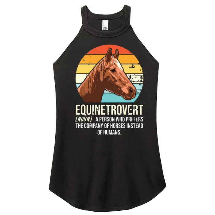 Horse Horse Lover Tee Equestrian Tee Retro Horse Women’s Perfect Tri Rocker Tank