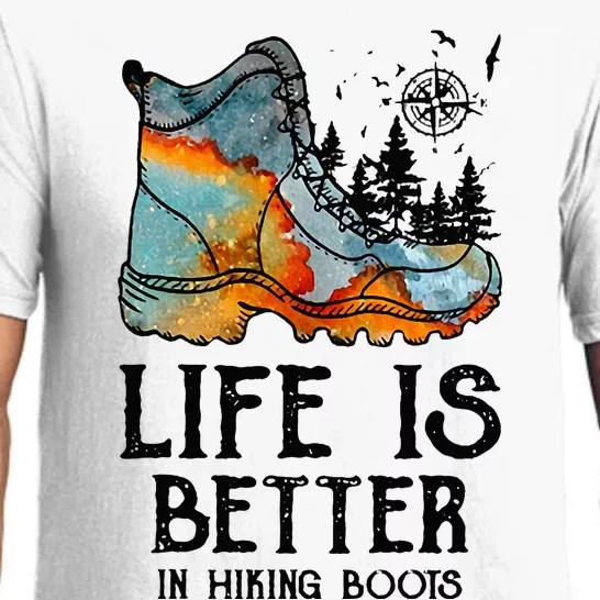 Hiker Hobbies Life Is Better In Hiking Boots Sport Lovers Pajama Set