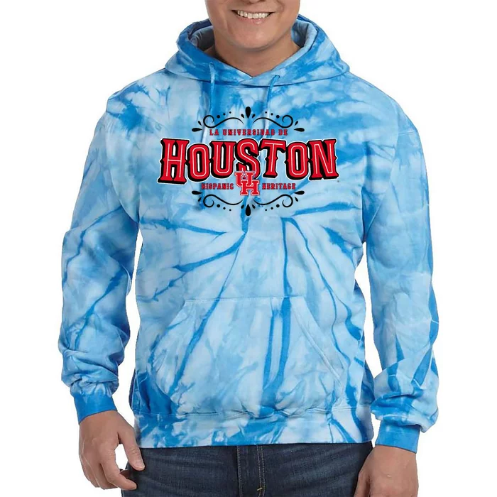 Hispanic Heritage La Universidad De Houston Tie Dye Hoodie