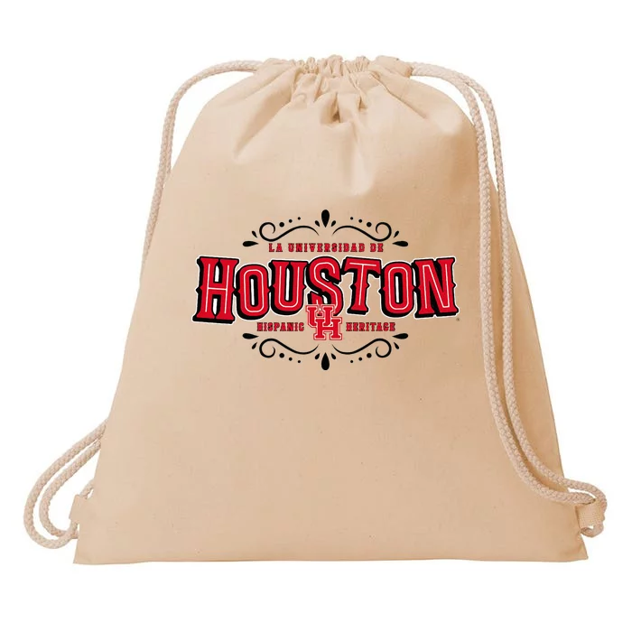 Hispanic Heritage La Universidad De Houston Drawstring Bag