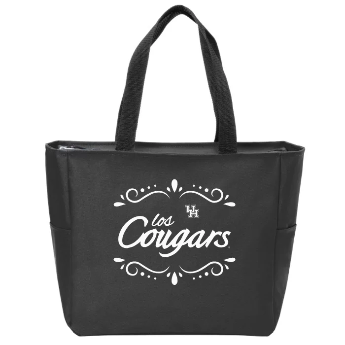 Hispanic Heritage Los Cougars Zip Tote Bag