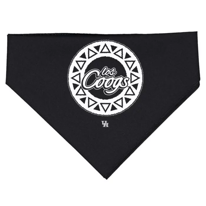 Hispanic Heritage Los Cougars Circle USA-Made Doggie Bandana