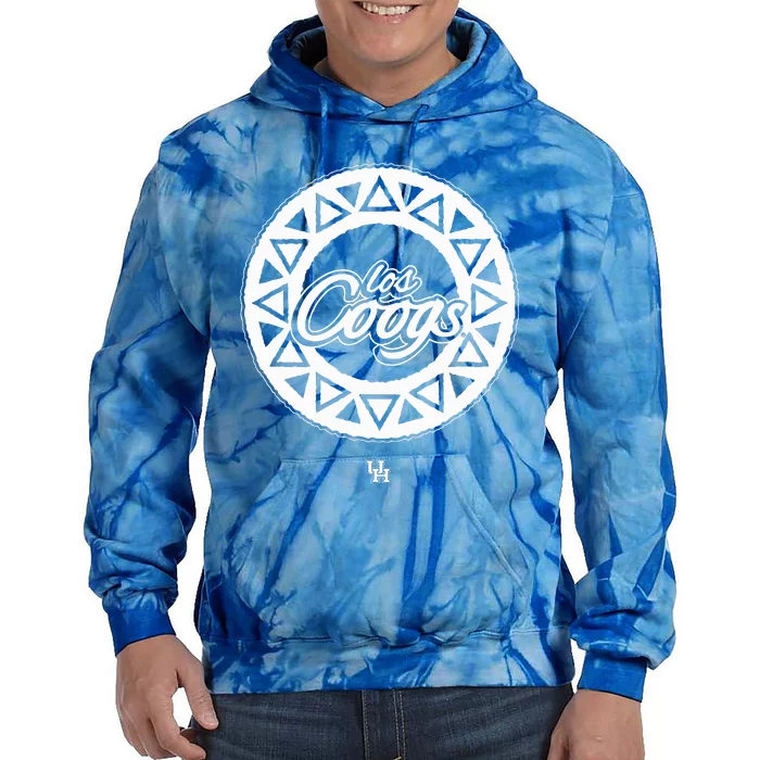 Hispanic Heritage Los Cougars Circle Tie Dye Hoodie