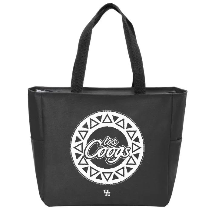 Hispanic Heritage Los Cougars Circle Houston Cougar Zip Tote Bag