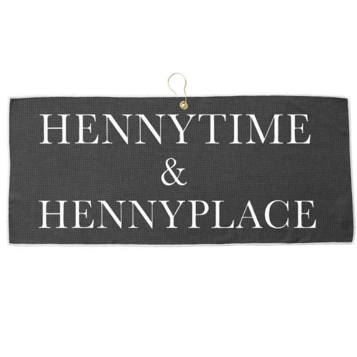 Hennytime Hennyplace Label Large Microfiber Waffle Golf Towel