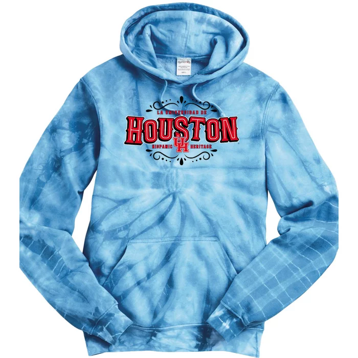 Hispanic Heritage La Universidad De Houston Houston Coogs Tie Dye Hoodie