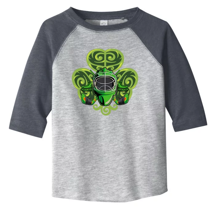 Hockey Hat Leprechaun Irish Hockey Player St Patrick's Day Premium Toddler Fine Jersey T-Shirt