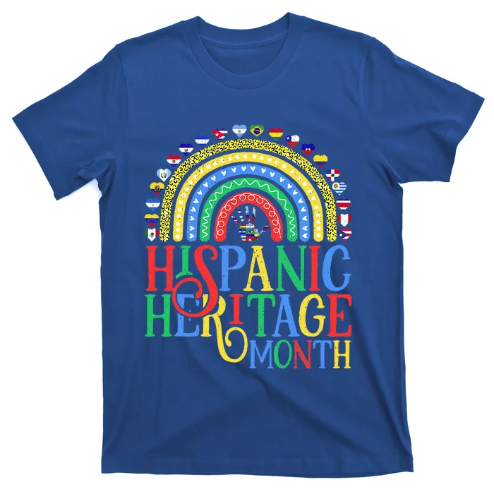 Hispanic Heritage Month Celebrating Pride Countries Latino T-Shirt