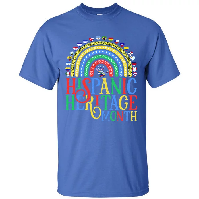 Hispanic Heritage Month Celebrating Pride Countries Latino Tall T-Shirt