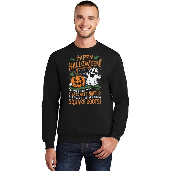 Happy Halloween Math Teacher Scientist Funny Design Sweatshirt