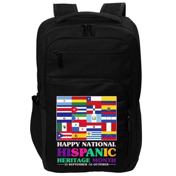 Hispanic Heritage Month Mes De La Herencia Hispana Impact Tech Backpack