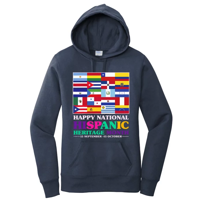 Hispanic Heritage Month Mes De La Herencia Hispana Women's Pullover Hoodie