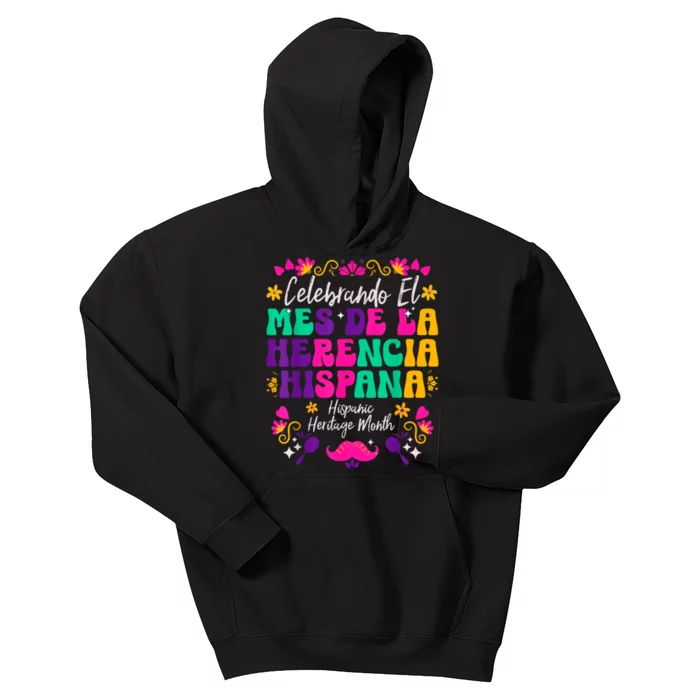 Hispanic Heritage Month Mes De La Herencia Hispana Kids Hoodie