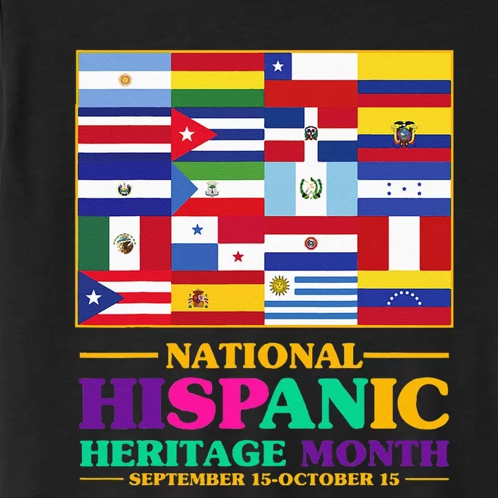 Hispanic Heritage Month Mes De La Herencia Hispana ChromaSoft Performance T-Shirt