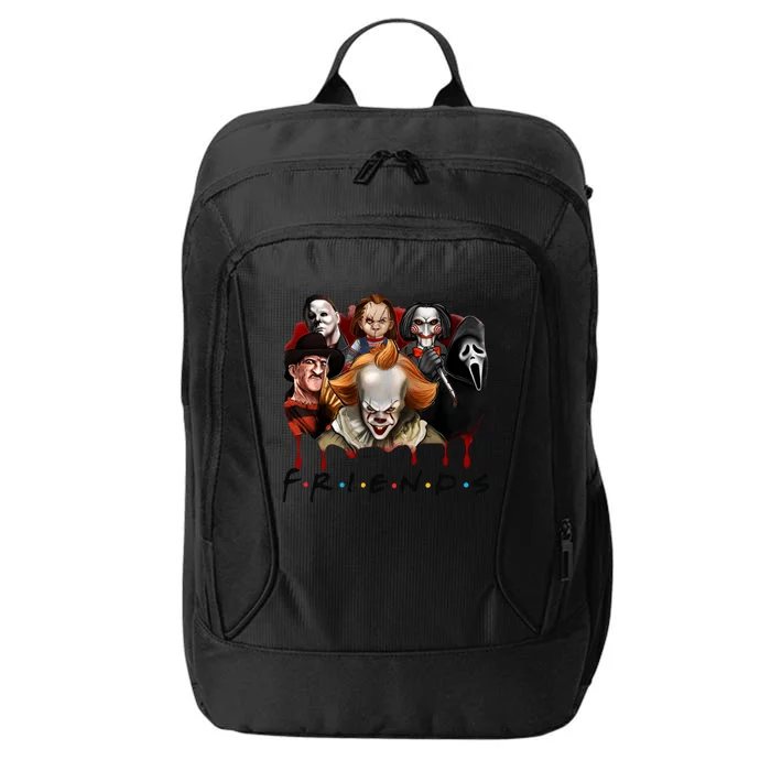 Halloween Horror Movie Characters Jason Es Chucky Freddy City Backpack