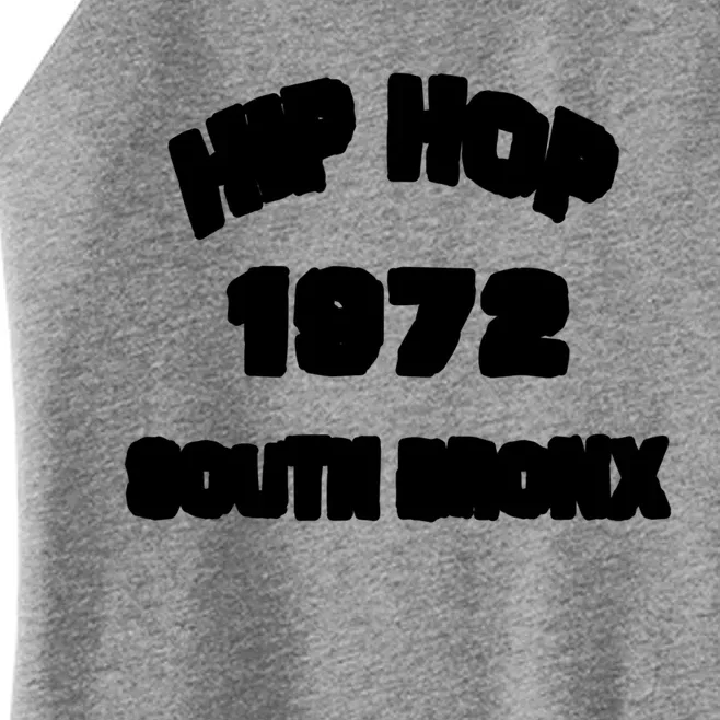 Hip Hop Music Bronx 1972 Ny City Gym Style Hiphop Graffiti Gift Women’s Perfect Tri Rocker Tank