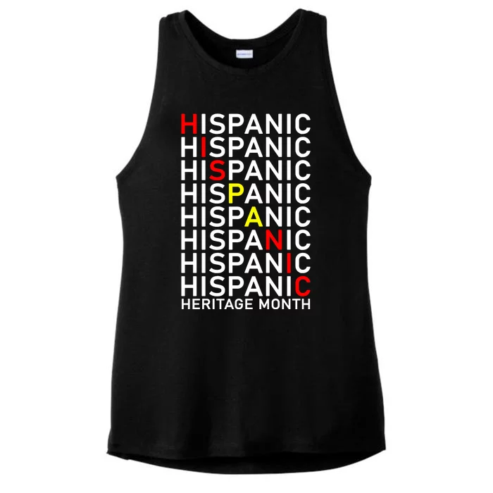 Hispanic Heritage Month Ladies Tri-Blend Wicking Tank