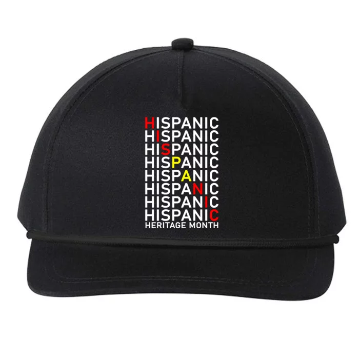 Hispanic Heritage Month Snapback Five-Panel Rope Hat