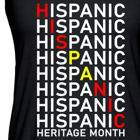 Hispanic Heritage Month Ladies Essential Flowy Tank