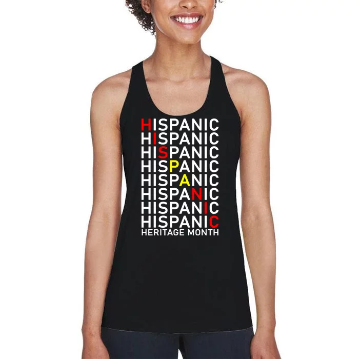 Hispanic Heritage Month Women's Racerback Tank