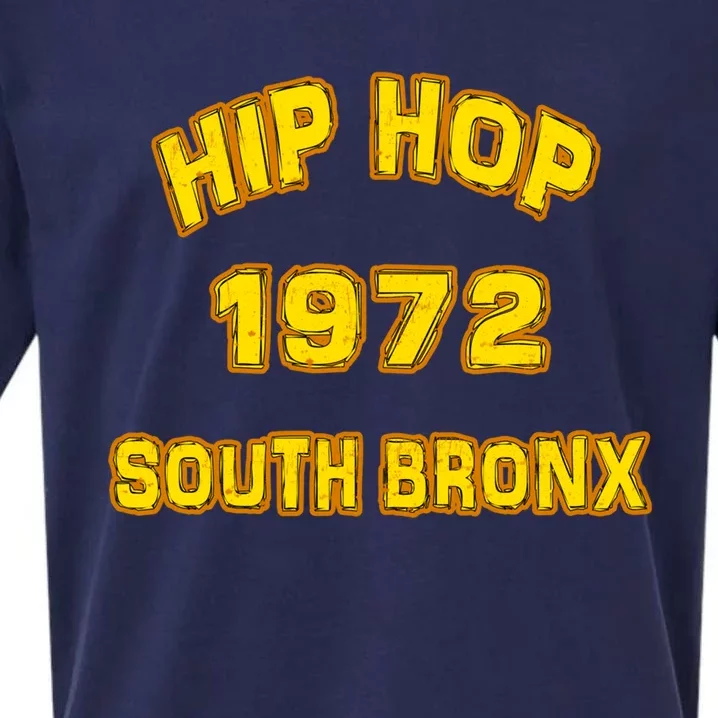 Hip Hop Music Bronx 1972 Ny City Gym Style Hiphop Graffiti Gift Sueded Cloud Jersey T-Shirt