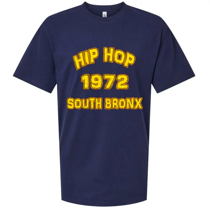 Hip Hop Music Bronx 1972 Ny City Gym Style Hiphop Graffiti Gift Sueded Cloud Jersey T-Shirt