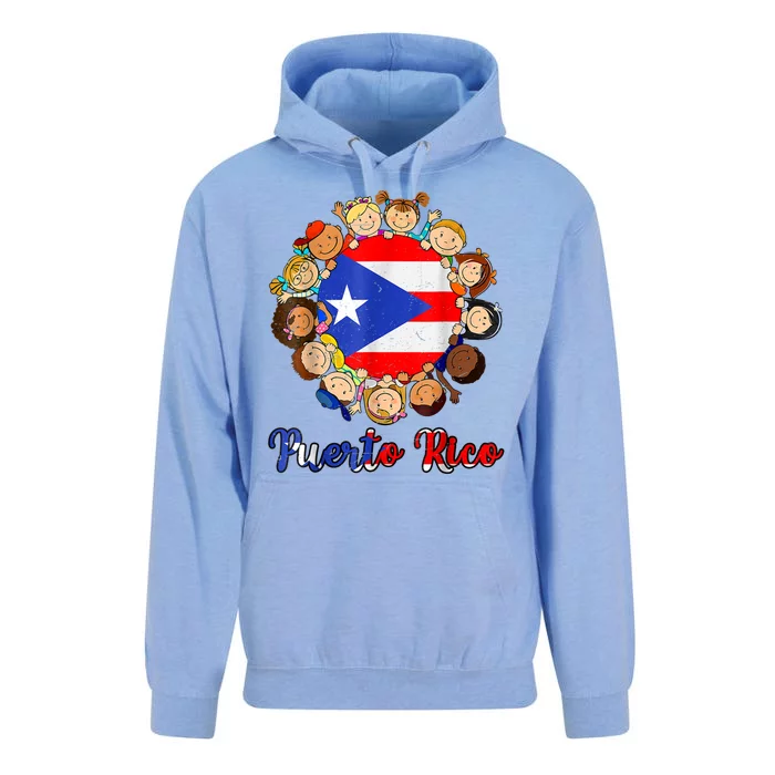 Hispanic Heritage Month Shirt Puerto Rico Girls Boys Unisex Surf Hoodie