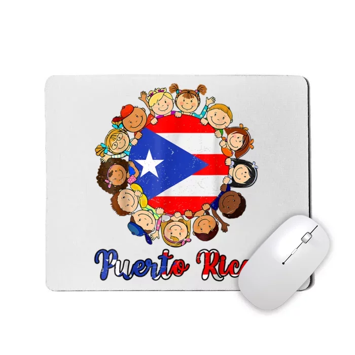 Hispanic Heritage Month Shirt Puerto Rico Girls Boys Mousepad