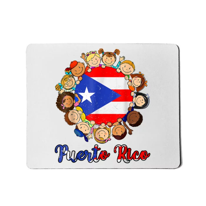 Hispanic Heritage Month Shirt Puerto Rico Girls Boys Mousepad