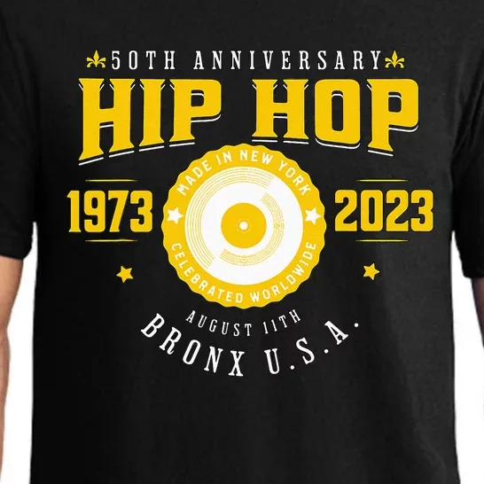 Hip Hop Music 50th Anniversary Musician Birthday Born Day Pajama Set