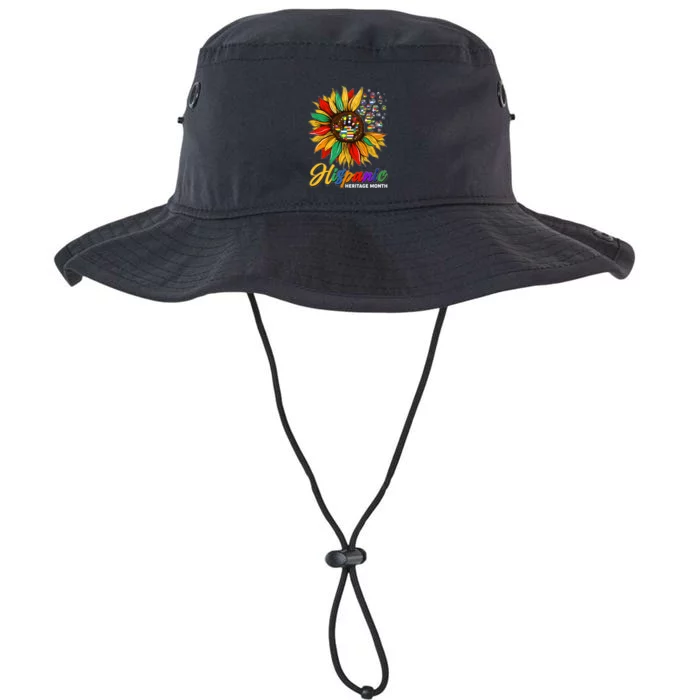 Hispanic Heritage Month Sunflowers Flags Legacy Cool Fit Booney Bucket Hat