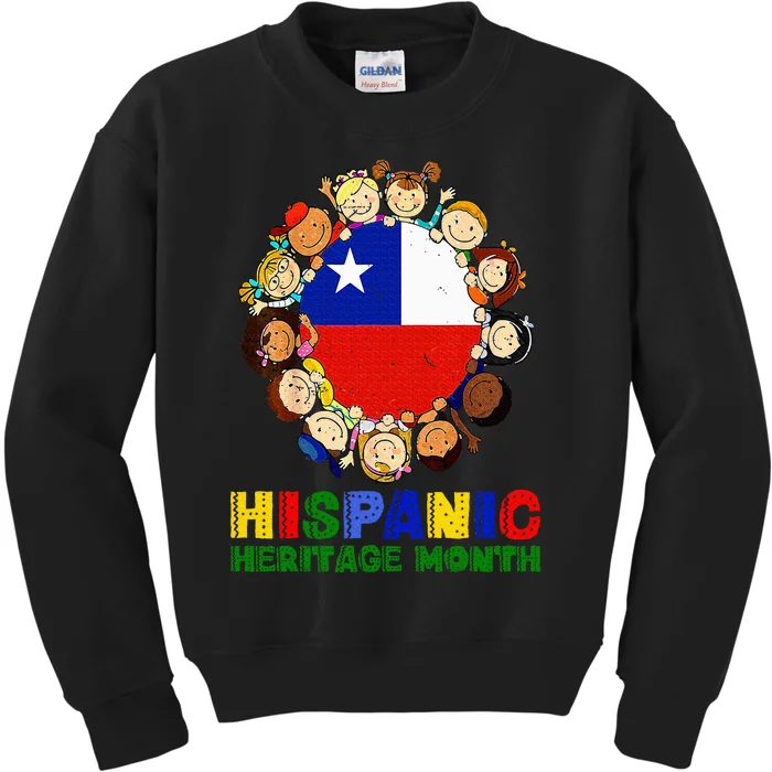 Hispanic Heritage Month Chile Kids Sweatshirt