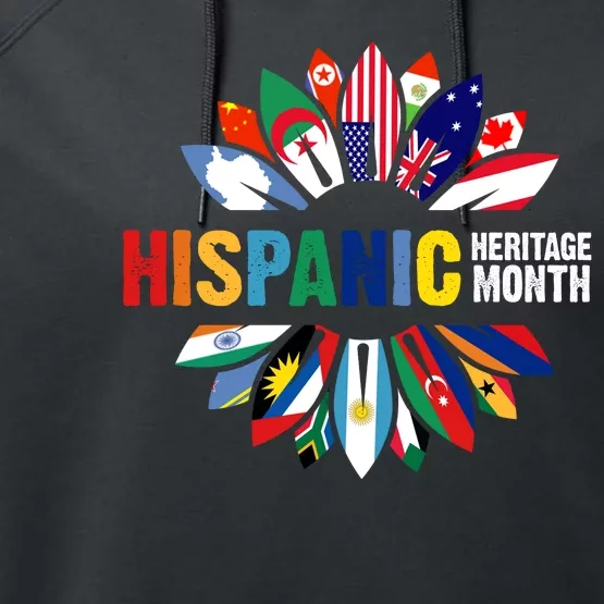 Hispanic Heritage Month Counties United Performance Fleece Hoodie