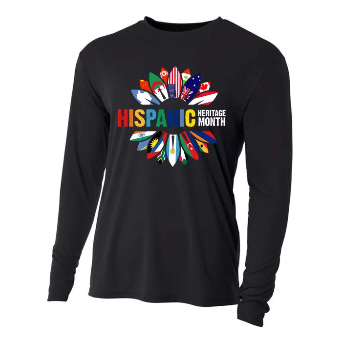 Hispanic Heritage Month Counties United Cooling Performance Long Sleeve Crew