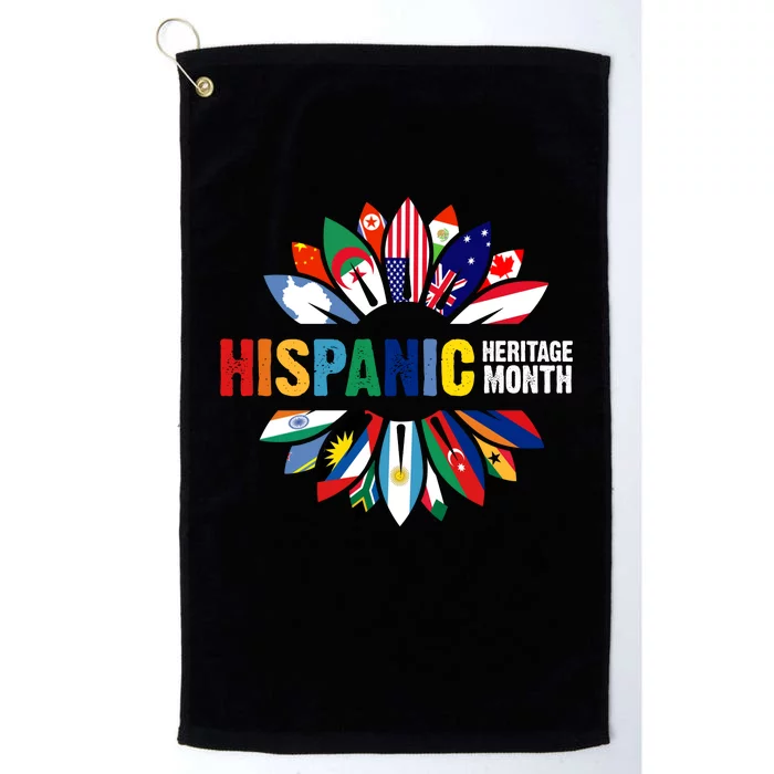 Hispanic Heritage Month Counties United Platinum Collection Golf Towel