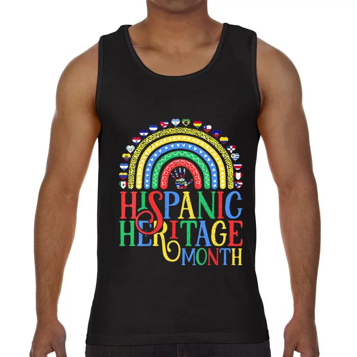 Hispanic Heritage Month Celebrating Pride Countries Latino Comfort Colors® Tank Top