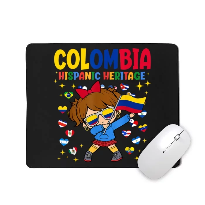 Hispanic Heritage Month Colombia Flag Colombian Mousepad