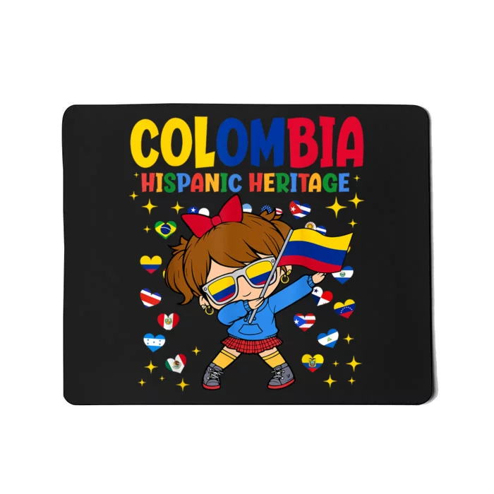 Hispanic Heritage Month Colombia Flag Colombian Mousepad