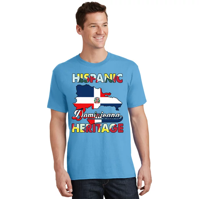 Hispanic Heritage Month Dominican Republic Flag Dominicana T-Shirt