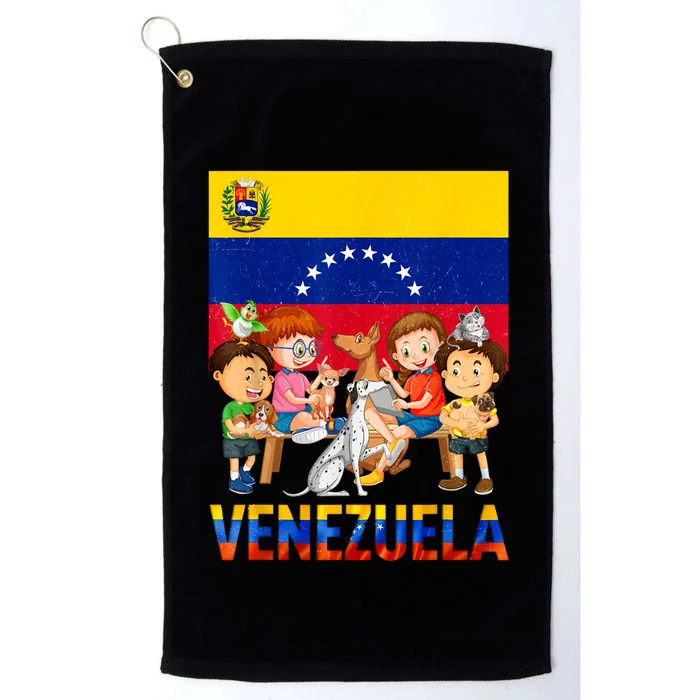 Hispanic Heritage Month Venezuela Platinum Collection Golf Towel