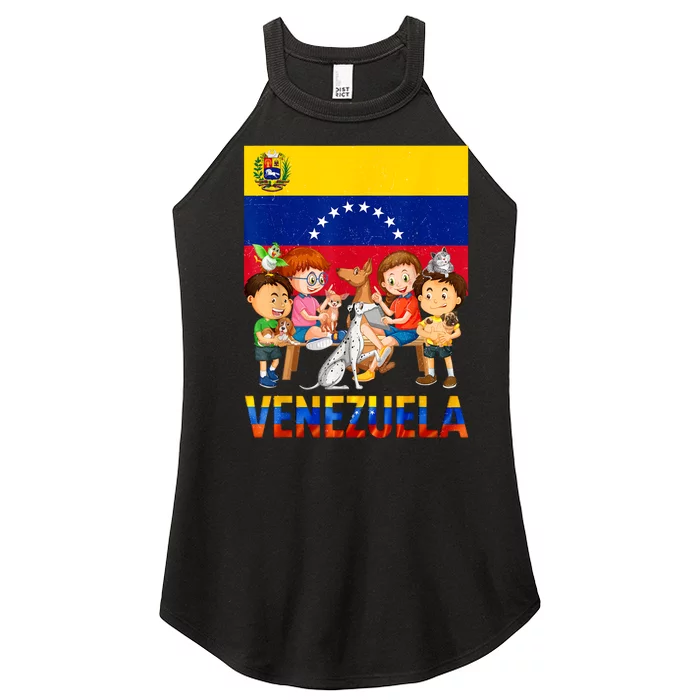 Hispanic Heritage Month Venezuela Women’s Perfect Tri Rocker Tank